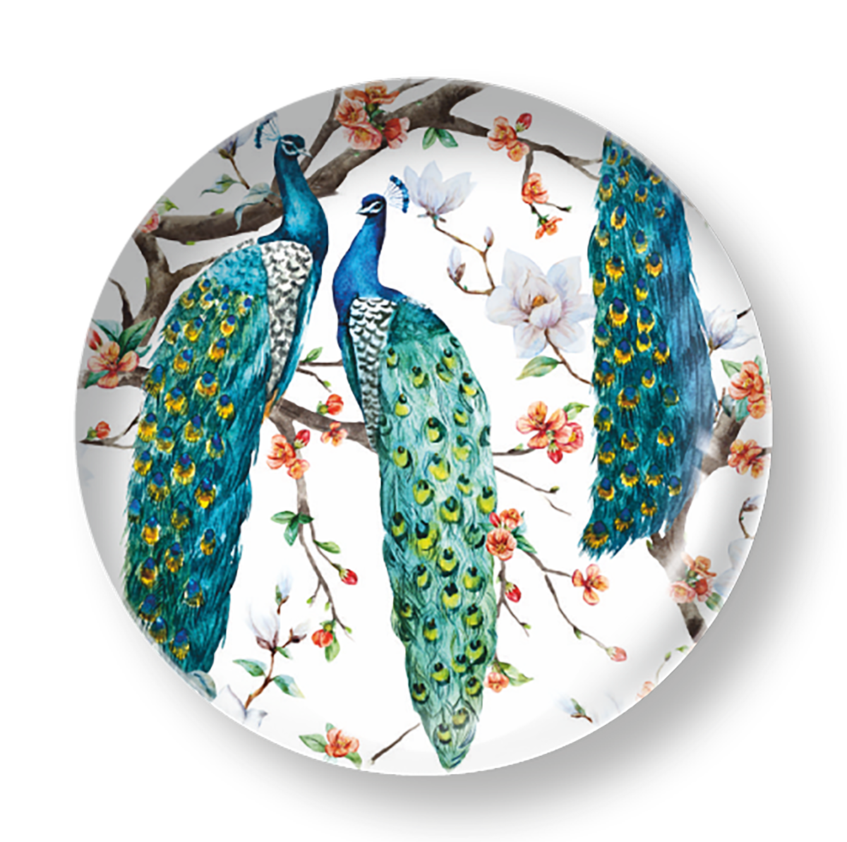 TWO PEACOCKS