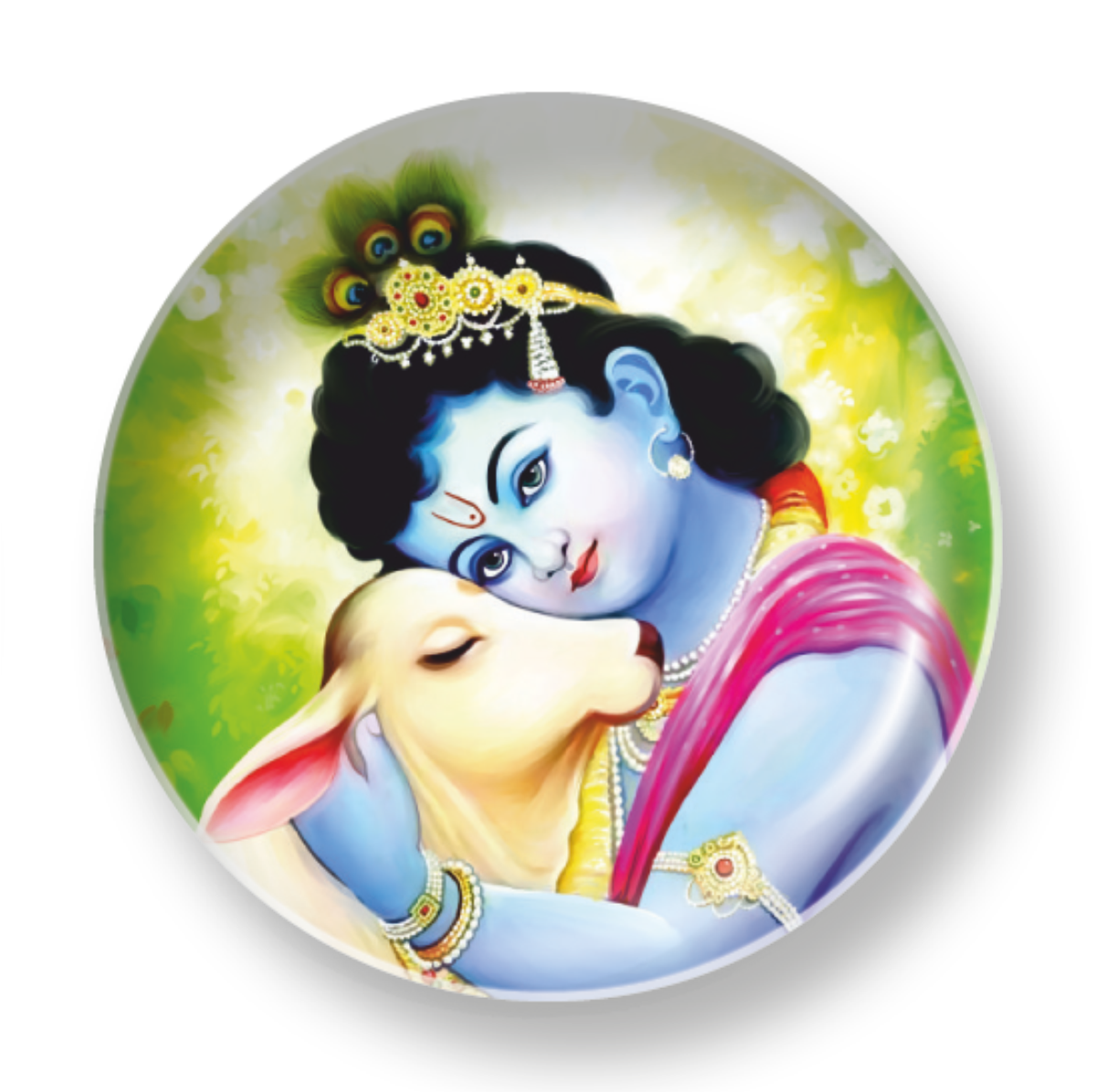 KRISHNA WITH COW