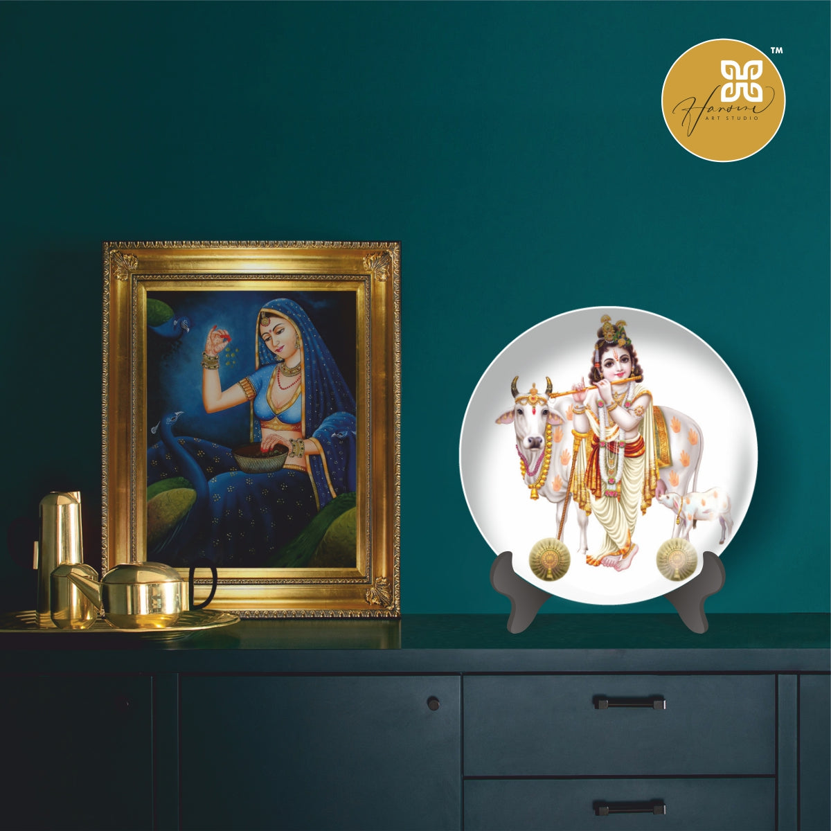 KRISHNA WITH COW