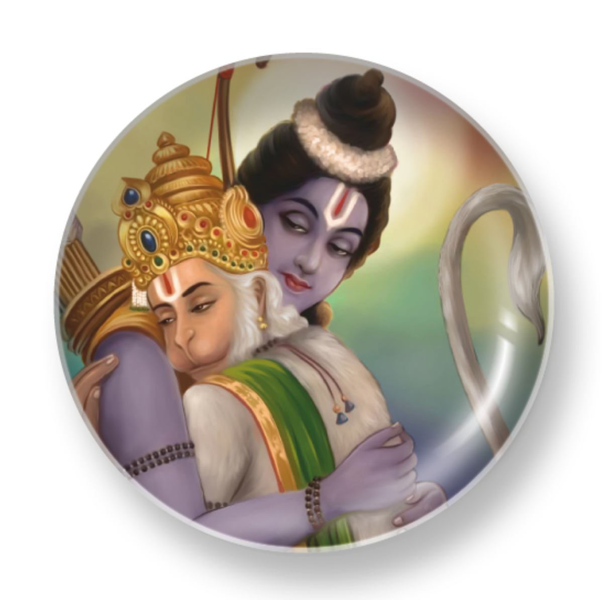 RAM HUGGING HANUMAN