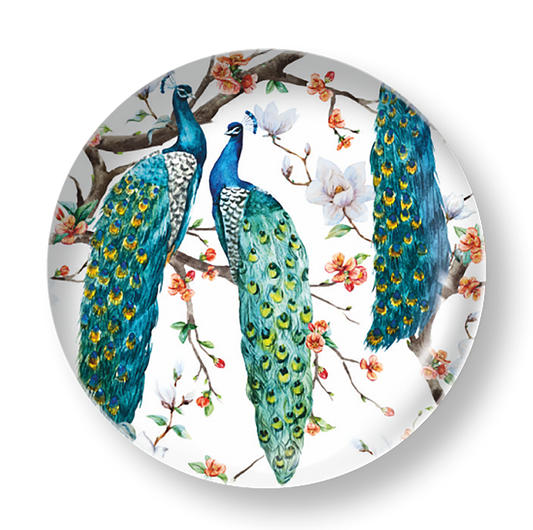 TWO PEACOCKS