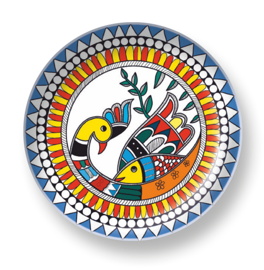 PEACOCK AND FISH MANDALA