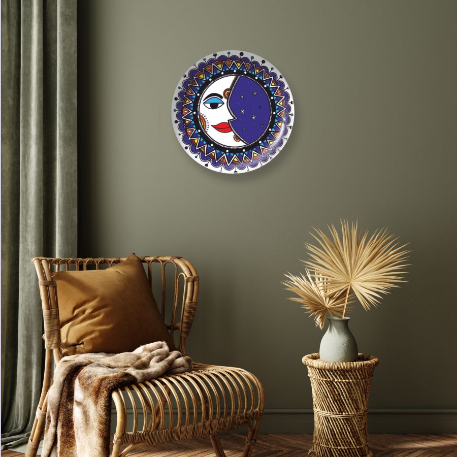 SMILING MOON MANDALA