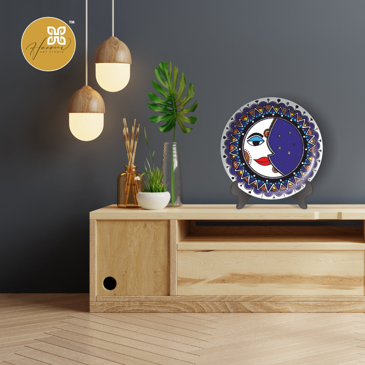 SMILING MOON MANDALA