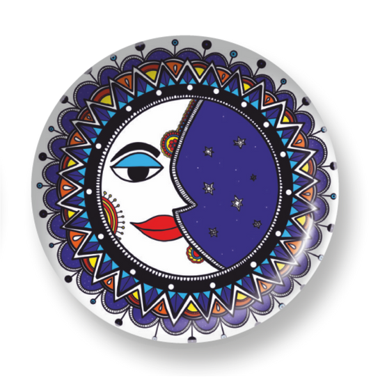 SMILING MOON MANDALA