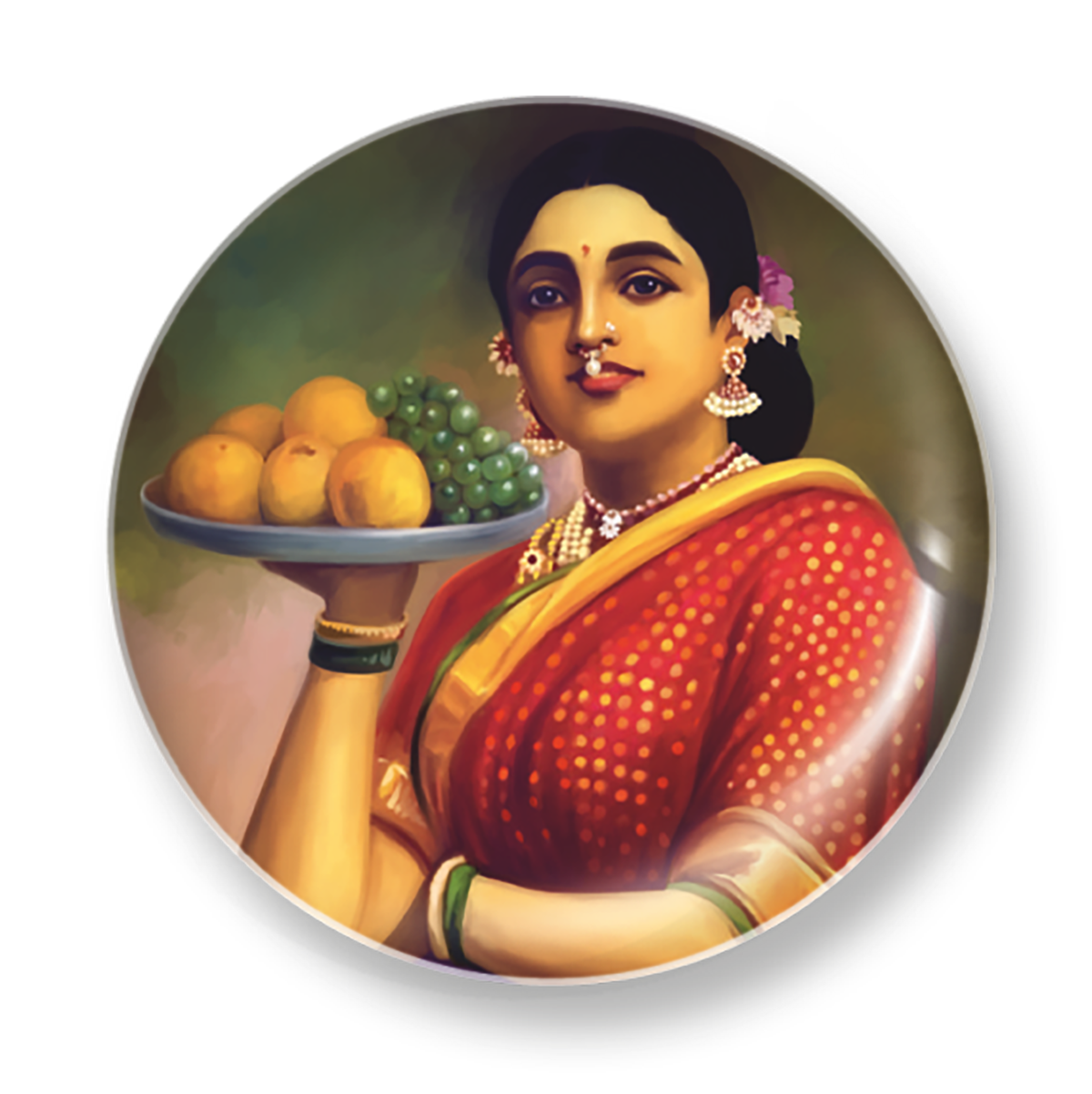 LADY WITH FRUITS