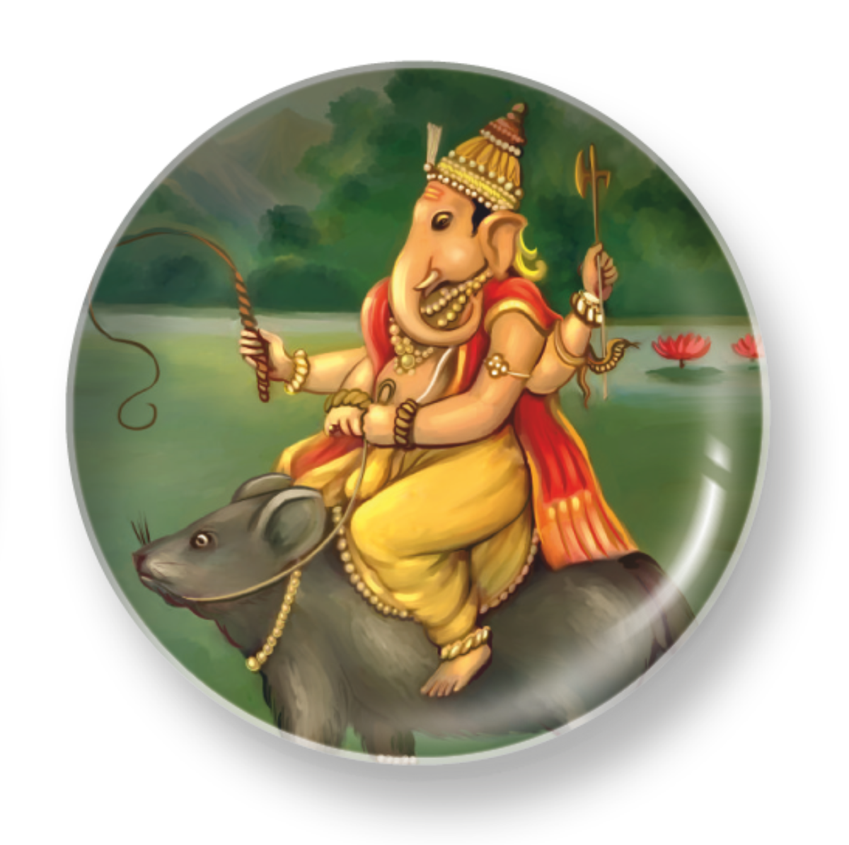 GANESH ON HIS VAAHANA