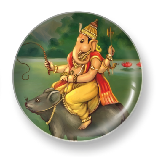GANESH ON HIS VAAHANA