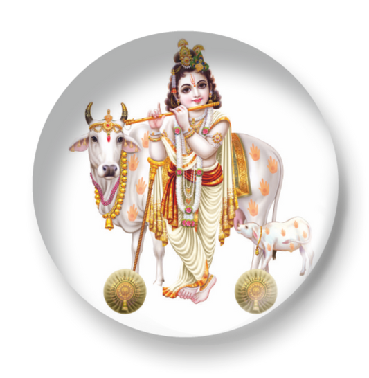 KRISHNA WITH COW