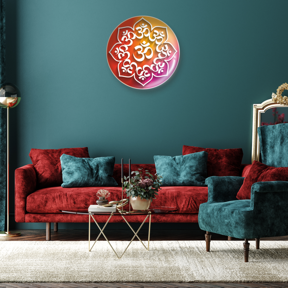 OM COLOUR MANDALA
