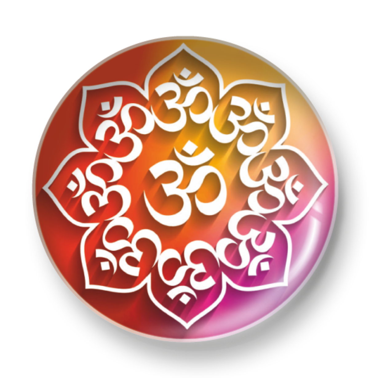 OM COLOUR MANDALA