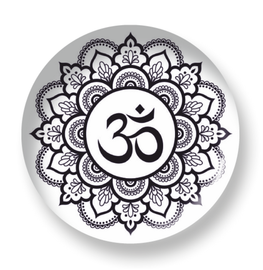 OM BLACK MANDALA